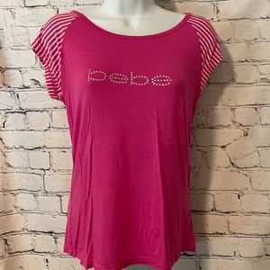 Bebe logo sleepwear top - size Medium